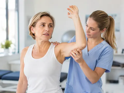Dolor de hombro al levantar el brazo en Plasencia
